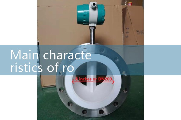 Main characteristics of rotor flowmeter