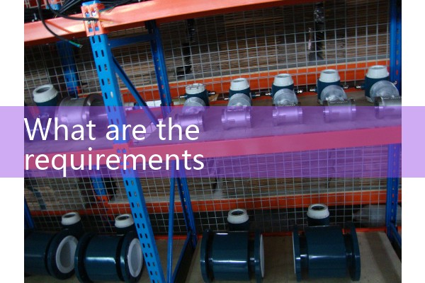 Electromagnetic flowmeter front five and back three